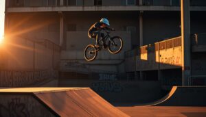 Kleines Fahrrad grosser Spass BMX fahren