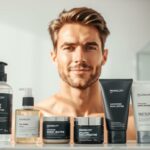 Gesichtspflege Mann