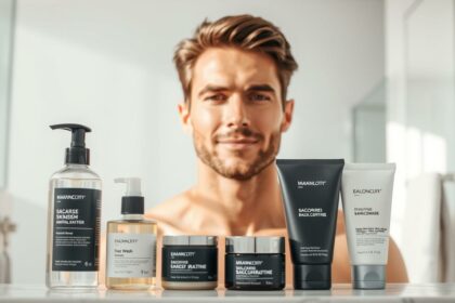 Gesichtspflege Mann