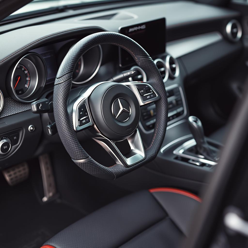 Mercedes AMG Interieur-Paket mit Carbon-Elementen Mercedes AMG Interieur-Paket mit Carbon-Elementen