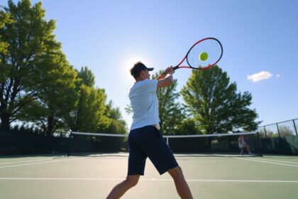 Tennis spielen