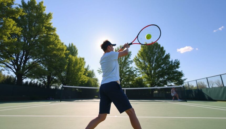 Tennis spielen
