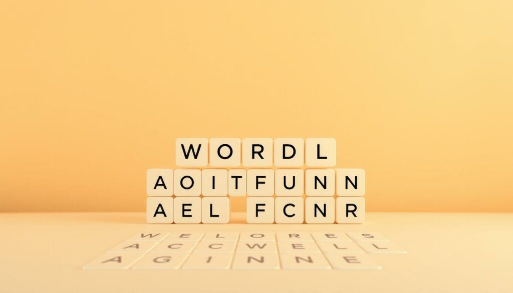 A digitally-rendered, high-resolution illustration of a clean, minimalist word puzzle interface set against a warm, welcoming background. The foreground depicts a classic grid layout of letter tiles, with a clear, uncluttered layout and simple, elegant typography. The middle ground features intuitive, user-friendly controls and navigation elements, allowing seamless interaction. The background conveys a sense of focus and concentration, with soft, ambient lighting and muted colors that complement the overall aesthetic. The entire scene projects a sense of calm, engaging gameplay perfect for an online Wordle experience.