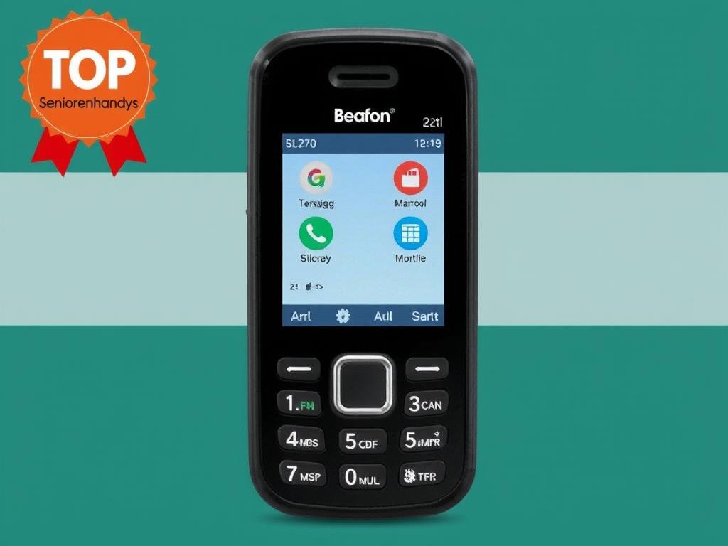Beafon SL270 Seniorenhandy mit besonders großem Display