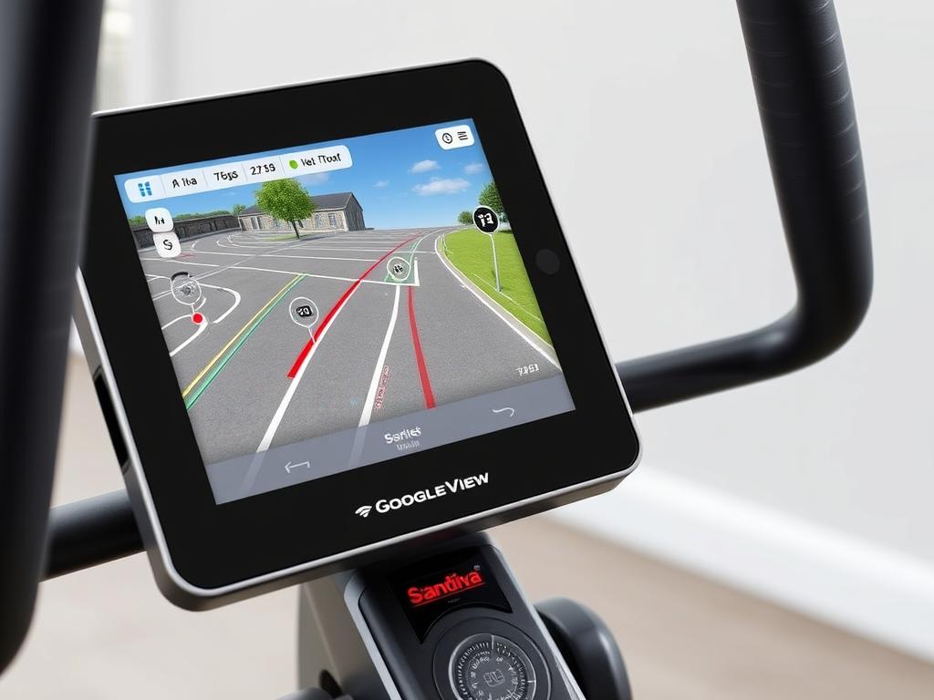 Display und App-Anbindung des Skandika Carbon Champ Crosstrainers Display und App-Anbindung des Skandika Carbon Champ Crosstrainers