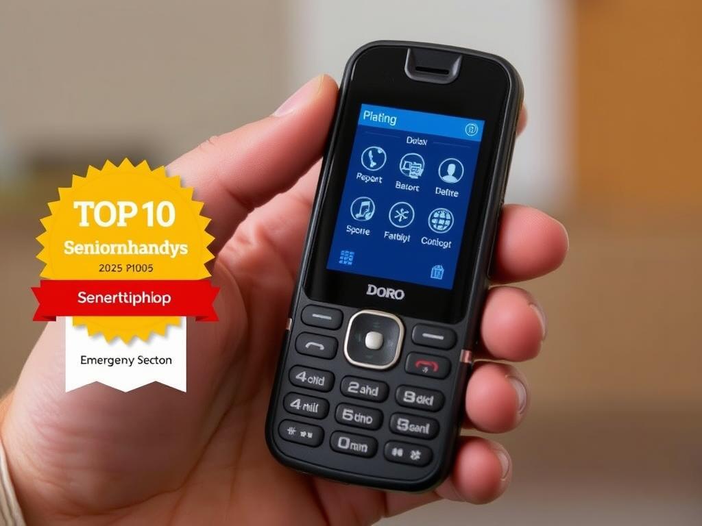 Doro 8100 Senioren-Smartphone mit Fernwartungsmöglichkeit
