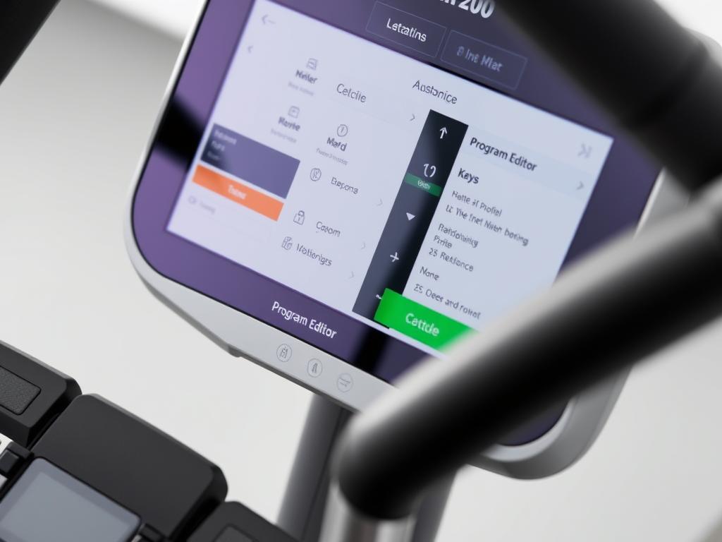 Programmierbares Display des Kettler Optima 200 Crosstrainers Programmierbares Display des Kettler Optima 200 Crosstrainers