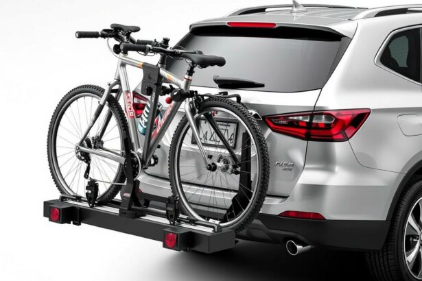 Thule OutWay Hanging 3 Fahrradträger montiert auf einer Heckklappe