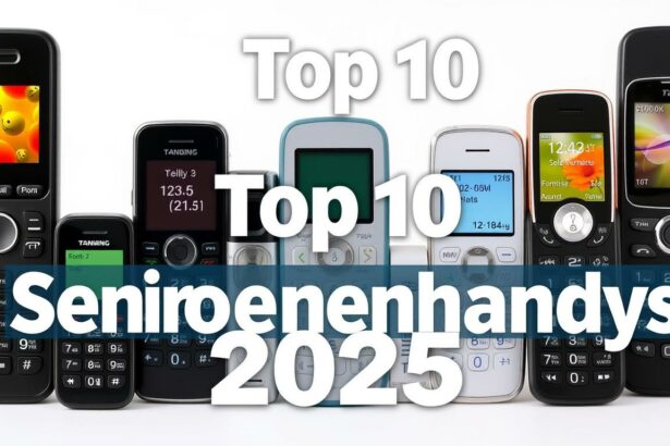 Verschiedene Seniorenhandys im Vergleich mit großen Tasten und übersichtlichen Displays