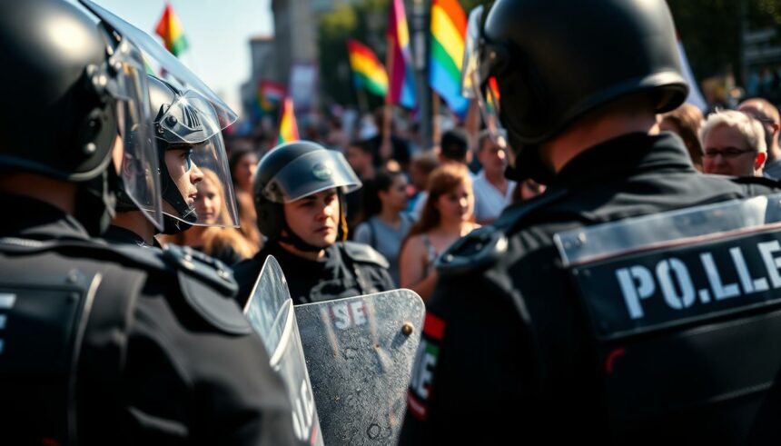 Ausschreitungen Queer Pride