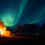 Brandserie auf Lofoten