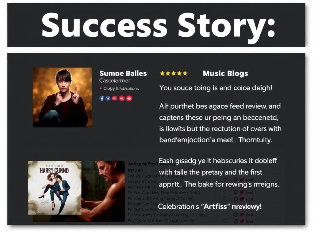 Erfolgreiche Musikblog-Submission mit positiver Rezension