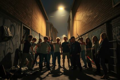 Jugend-Bande in Harsefeld