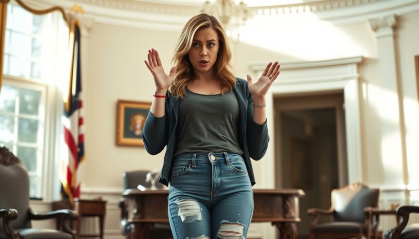 Jeans-Eklat im Weißen Haus