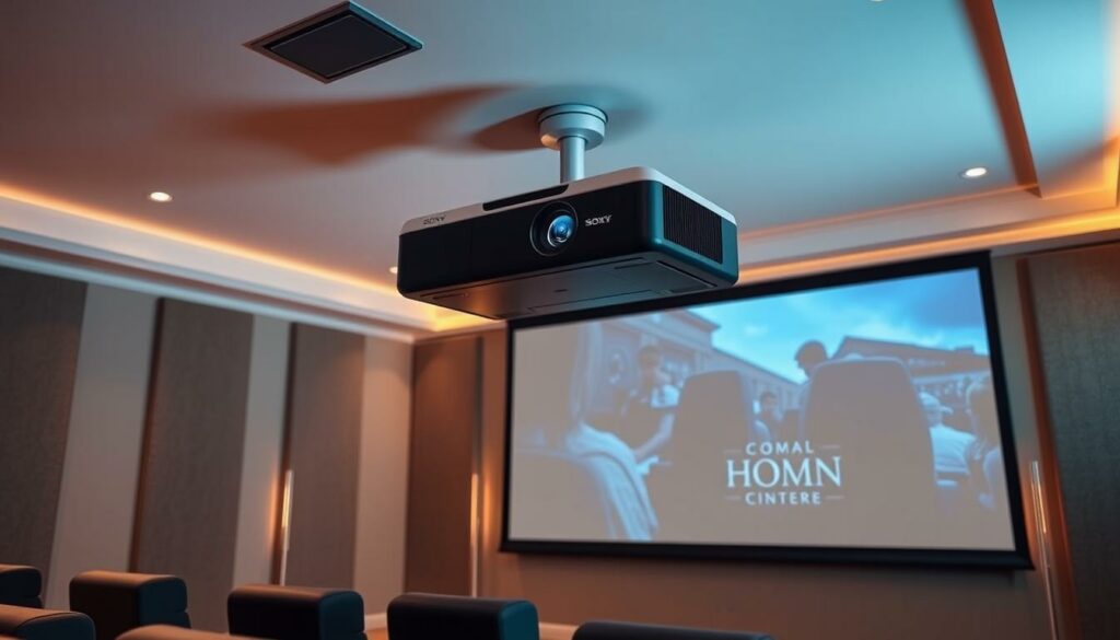 Sony VPL-XW5000ES aus den Top 10 Beamer 2025 in einem eleganten Heimkino