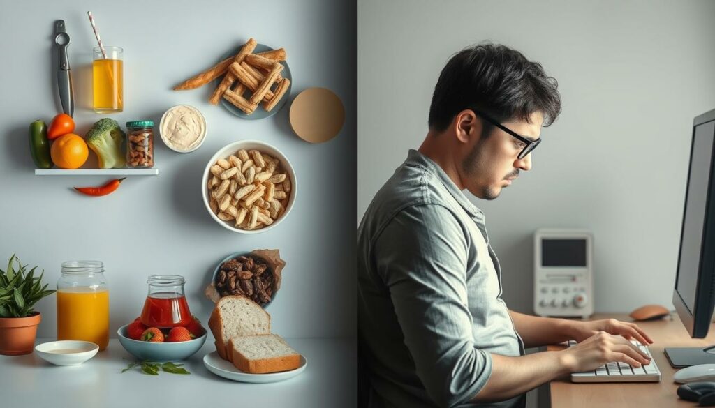 Ungesunde Lebensmittel und Stressfaktoren als Ursachen für viszerales Bauchfett