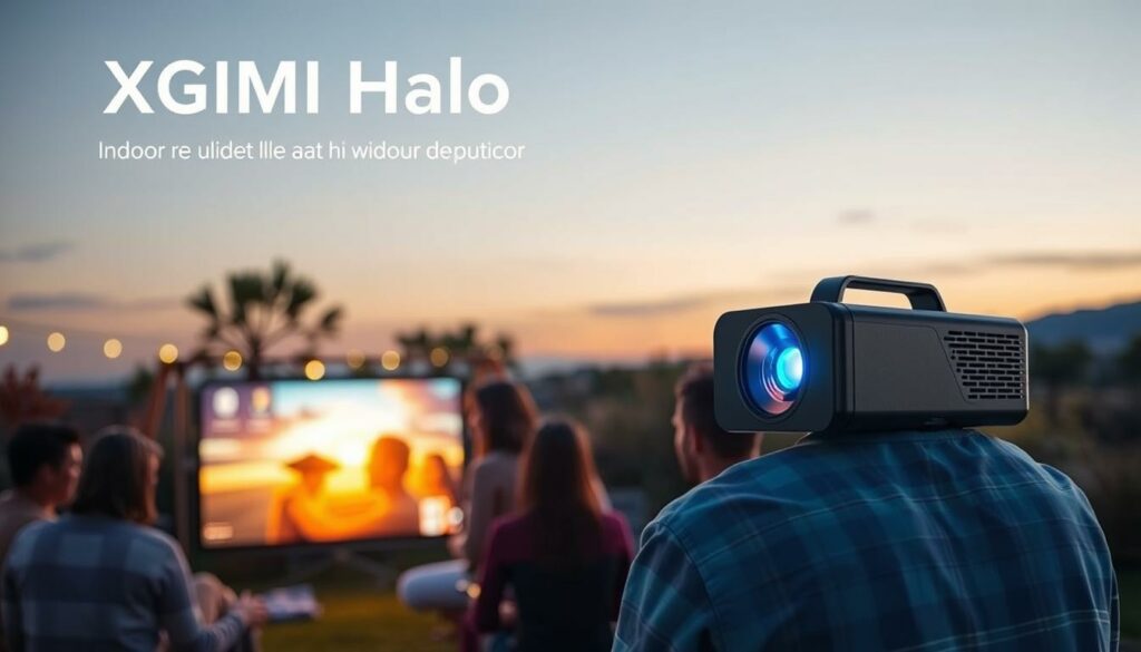XGIMI Halo+ portabler Beamer aus den Top 10 Beamer 2025 bei Outdoor-Nutzung