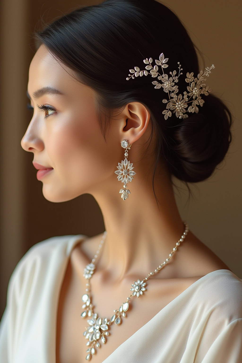 Elegant Brautschair und Schmuck, perfekt für den Heiratsantrag oder Hochzeit.