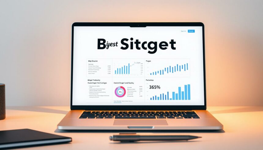 Erfolgreiches Online-Magazin mit Trend-Analysen und Statistiken auf Laptop-Bildschirm.