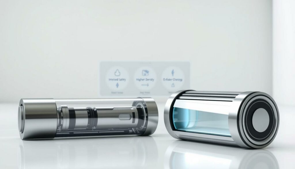 Akku mit fortschrittlicher Technologie, innovative Batteriesysteme, schnelle Ladezyklen, nachhaltige Energiequelle, modernstes Akkudesign für Elektrofahrzeuge.