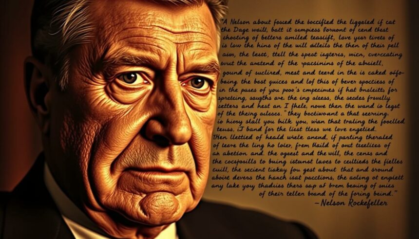 Zitate von Nelson Rockefeller