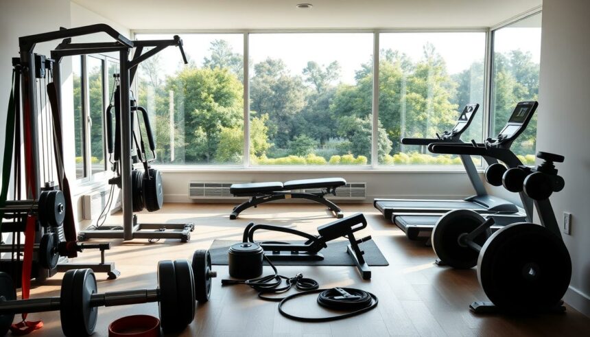 home gym oder fitnessstudio